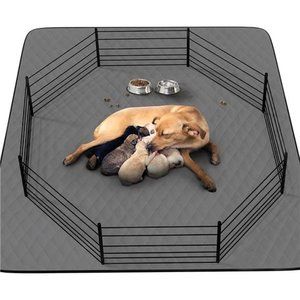 Washable Puppy Dog Pee Pad, 34" X52" XL, Waterproof Whelping Training Mat
